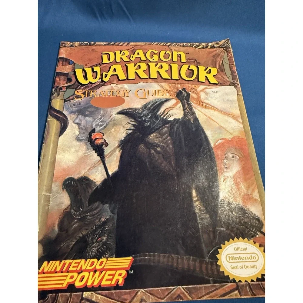 Nintendo Power - Dragon Warrior Strategy Guide Book, NES Nintendo 1989